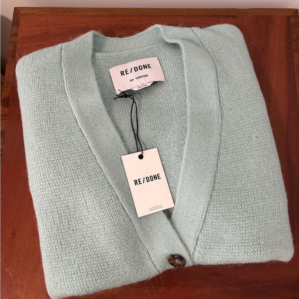 RE/Done Oversized Cardigan Sweater